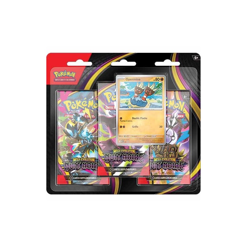 Pokémon TCG - Dark Night (ME05) - Booster Blister (3 booster packs) - FR