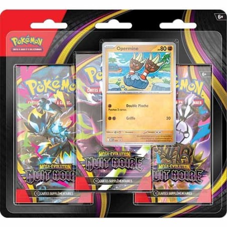 Pokémon TCG - Dark Night (ME05) - Booster Blister (3 booster packs) - FR