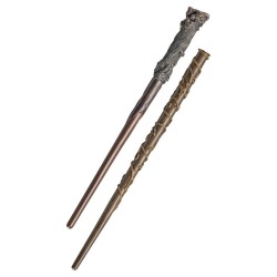 Harry Potter réplique Roleplay pack de 2 baguettes Harry Potter & Hermione Granger 31 cm