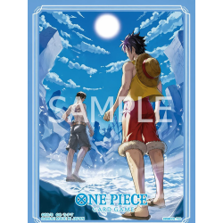 One Piece Card Game - Official Sleeve Bandai TCG 15 - Luffy & Ace