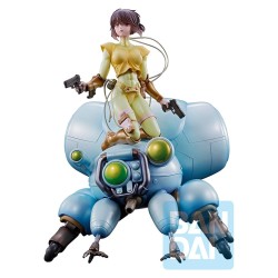 The Ghost in the Shell figurine PVC Ichibansho Motoko Kusanagi & Fuchikoma Vers. Blue 22 cm