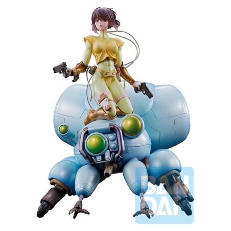 The Ghost in the Shell figurine PVC Ichibansho Motoko Kusanagi & Fuchikoma Vers. Blue 22 cm