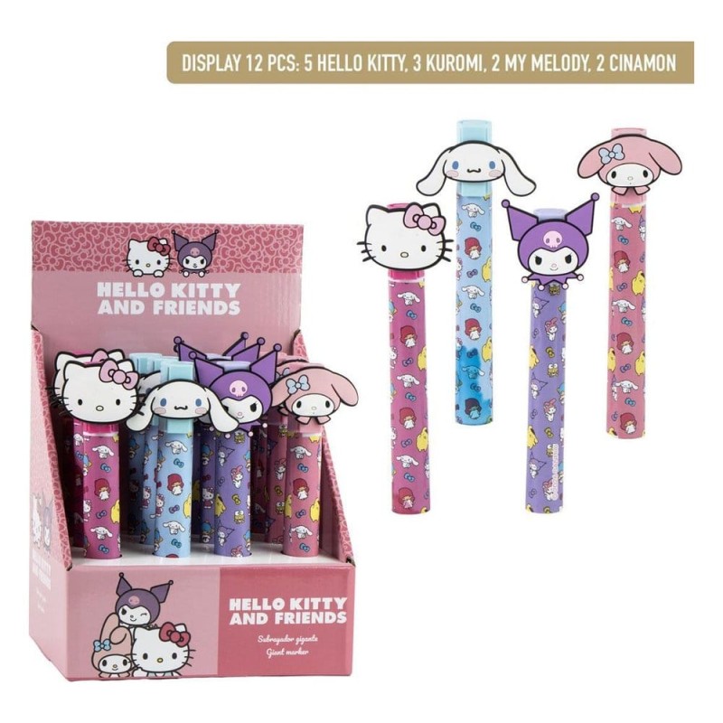 Sanrio Large Highlighter Display (12) Hello Kitty
