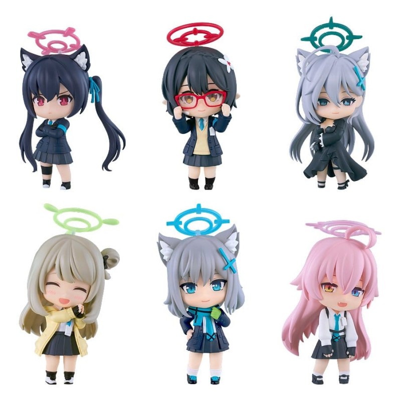 Blue Archive Nendoroid Surprise Mini Figures Blind Box Assortment (6)