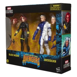 Avengers Marvel Legends pack 2 figurines Black Widow & Quicksilver 15 cm