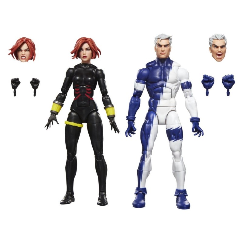 Avengers Marvel Legends pack 2 figurines Black Widow & Quicksilver 15 cm