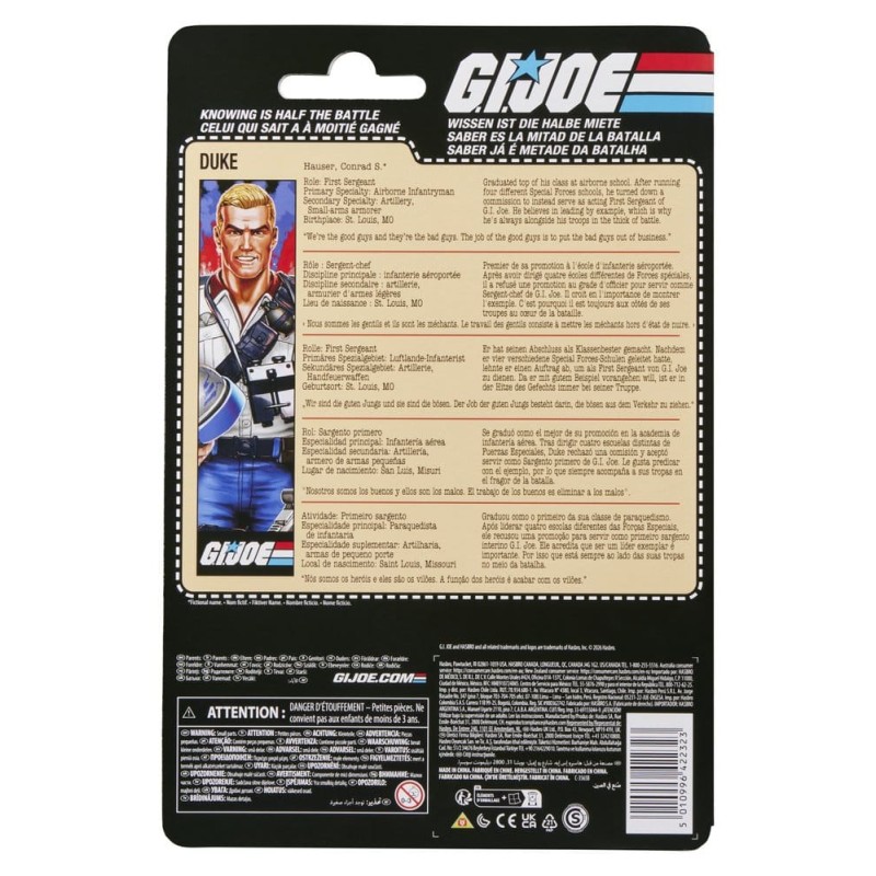 G.I. Joe Classified Series Retro figurine Duke 15 cm