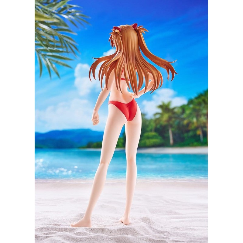 Rebuild of Evangelion Pop Up Parade Beach Queens Asuka Shikinami Langley (Bikini Style) L Size 23 cm