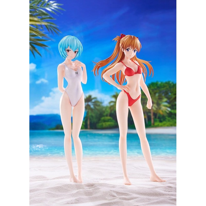 Rebuild of Evangelion Pop Up Parade Beach Queens Asuka Shikinami Langley (Bikini Style) L Size 23 cm