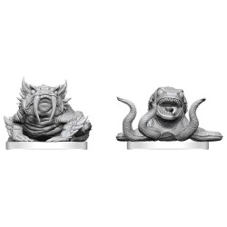 Pathfinder Battles Deep Cuts Unpainted Miniature Bogwid & Slurk 13 cm