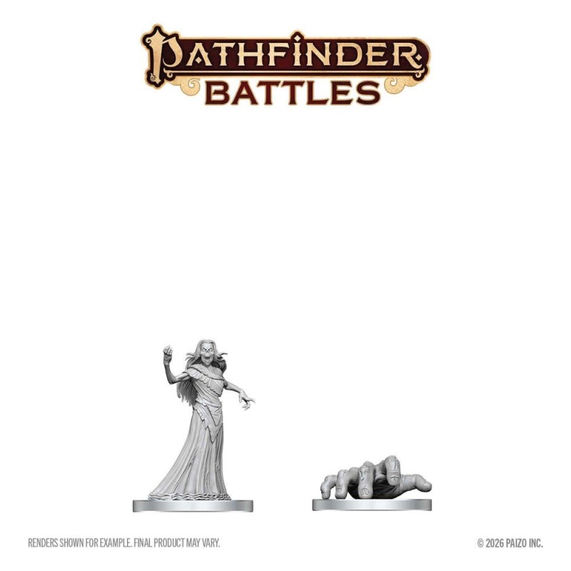 Pathfinder Battles Deep Cuts miniature à peindre Main rampante géante & Revenant 13 cm