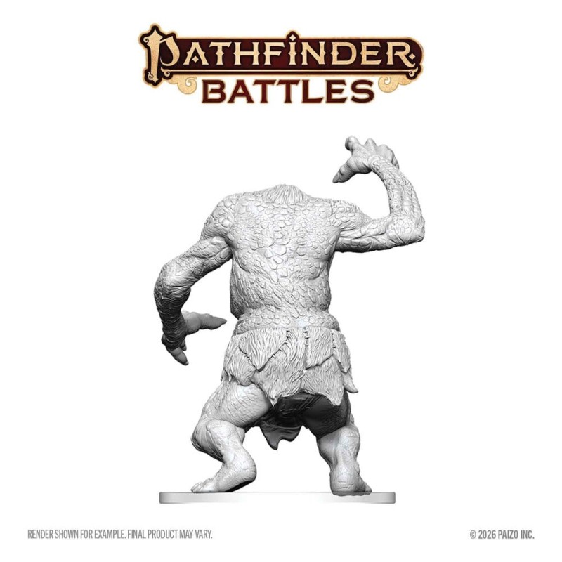 Pathfinder Battles Deep Cuts miniature à peindre Troll des forêts 15 cm