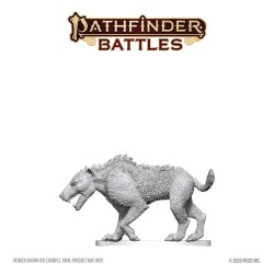 Pathfinder Battles Deep Cuts miniature à peindre Hyaenodon 13 cm