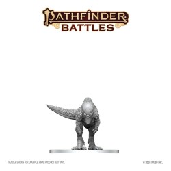 Pathfinder Battles Deep Cuts miniature à peindre Pachycephalosaurus 13 cm