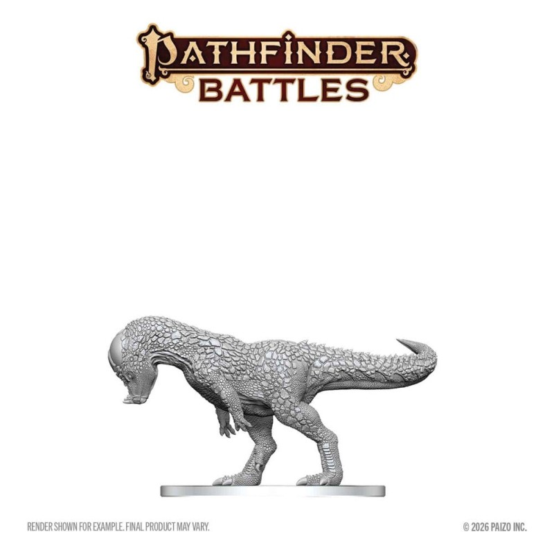 Pathfinder Battles Deep Cuts miniature à peindre Pachycephalosaurus 13 cm