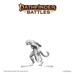 Pathfinder Battles Deep Cuts Unpainted Miniature Weretiger 13 cm