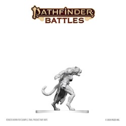 Pathfinder Battles Deep Cuts Unpainted Miniature Weretiger 13 cm