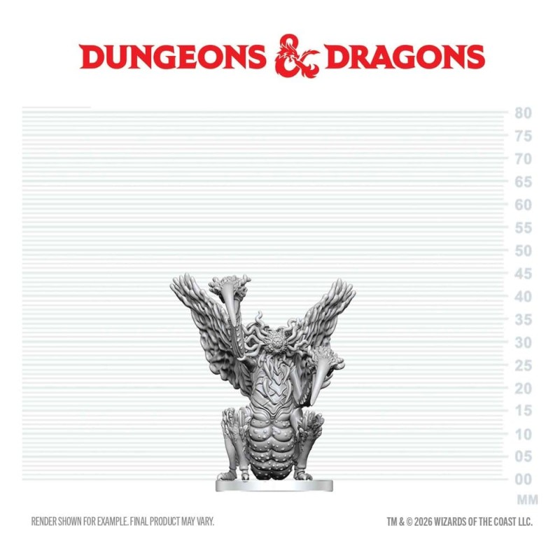 Dungeons & Dragons Nolzur's Marvelous Miniatures Unpainted Miniature Mi-Go 14 cm