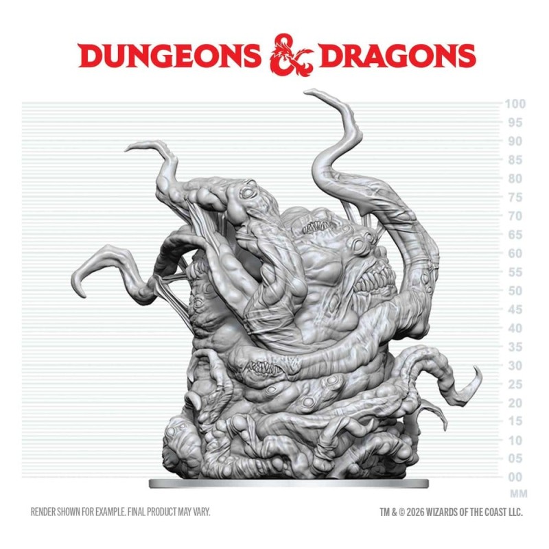 Dungeons & Dragons Nolzur's Marvelous Miniatures Unpainted Miniature Shoggoth 20 cm