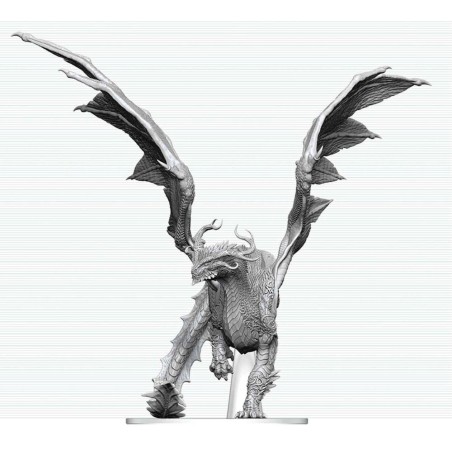 Dungeons & Dragons Nolzur's Marvelous Miniatures Unpainted Miniature Adult Spirit Dragon 24 cm