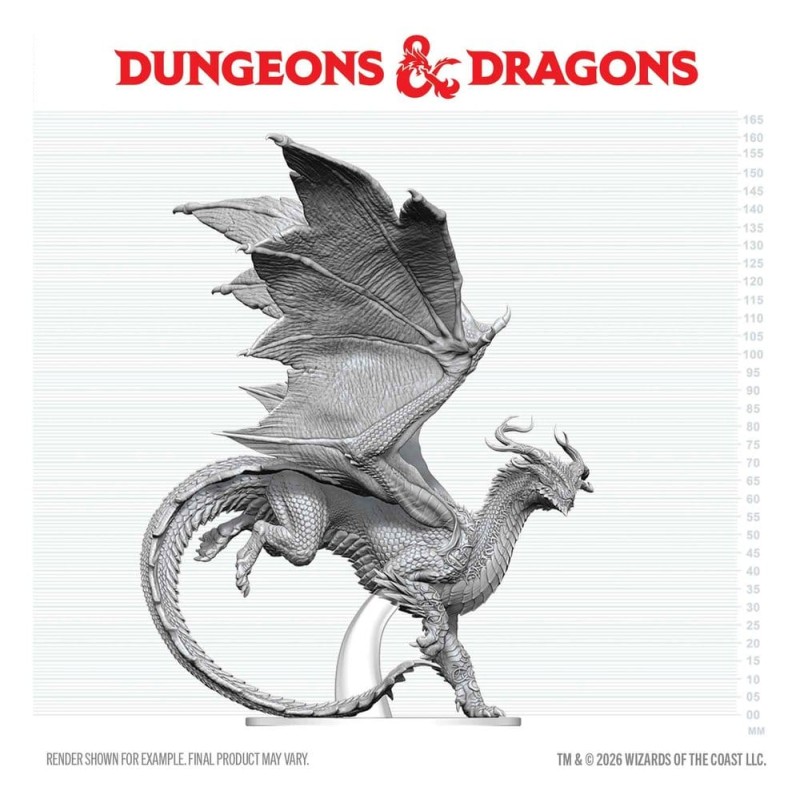 Dungeons & Dragons Nolzur's Marvelous Miniatures miniature à peindre Adult Spirit Dragon 24 cm