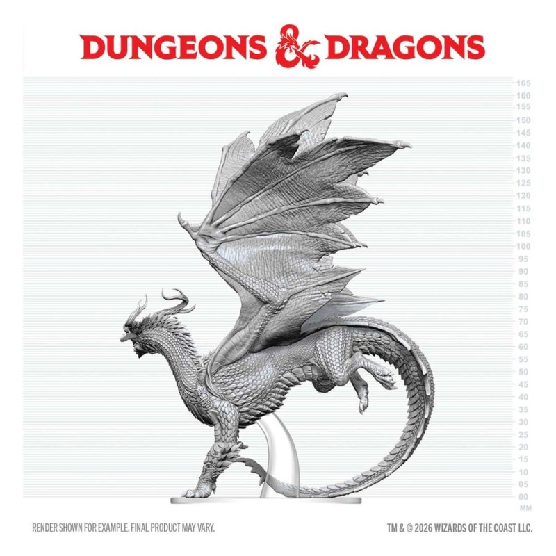 Dungeons & Dragons Nolzur's Marvelous Miniatures Unpainted Miniature Adult Spirit Dragon 24 cm