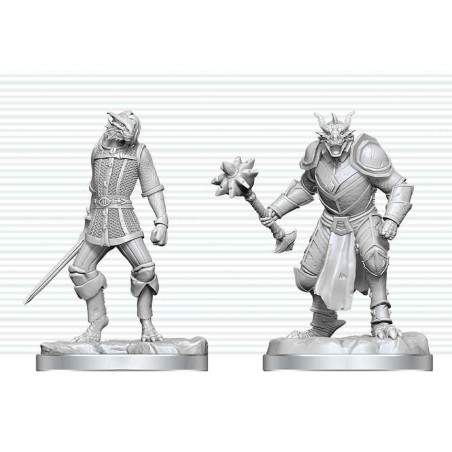 Dungeons & Dragons Nolzur's Marvelous Miniatures miniature à peindre Paladin sang-dragon & Écuyer sang-dragon 14 cm