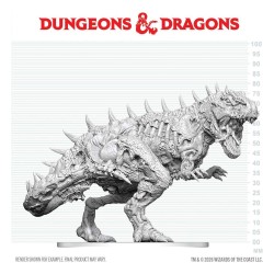 Dungeons & Dragons Nolzur's Marvelous Miniatures Unpainted Miniature Tyrannosaurus Zombie 20 cm