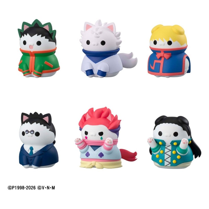 Hunter x Hunter Blind Box assortiment figurines mini Mega Cat Project Nyanter x Nyanter Hunter x Cat 3 cm (8)