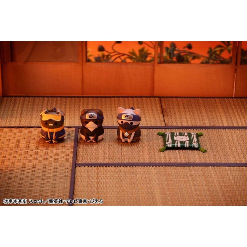 Naruto Shippuden Blind Box présentoir figurines mini Mega Cat Project Nyaruto! Once upon a time in Konoha village 3 cm (8) (R...