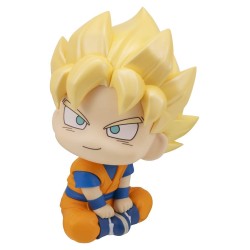 Dragon Ball DAIMA Look Up PVC Figures 2-Pack Super Saiyan Son Goku (mini) & Super Saiyan Vegeta (mini) 11 cm (with gift)