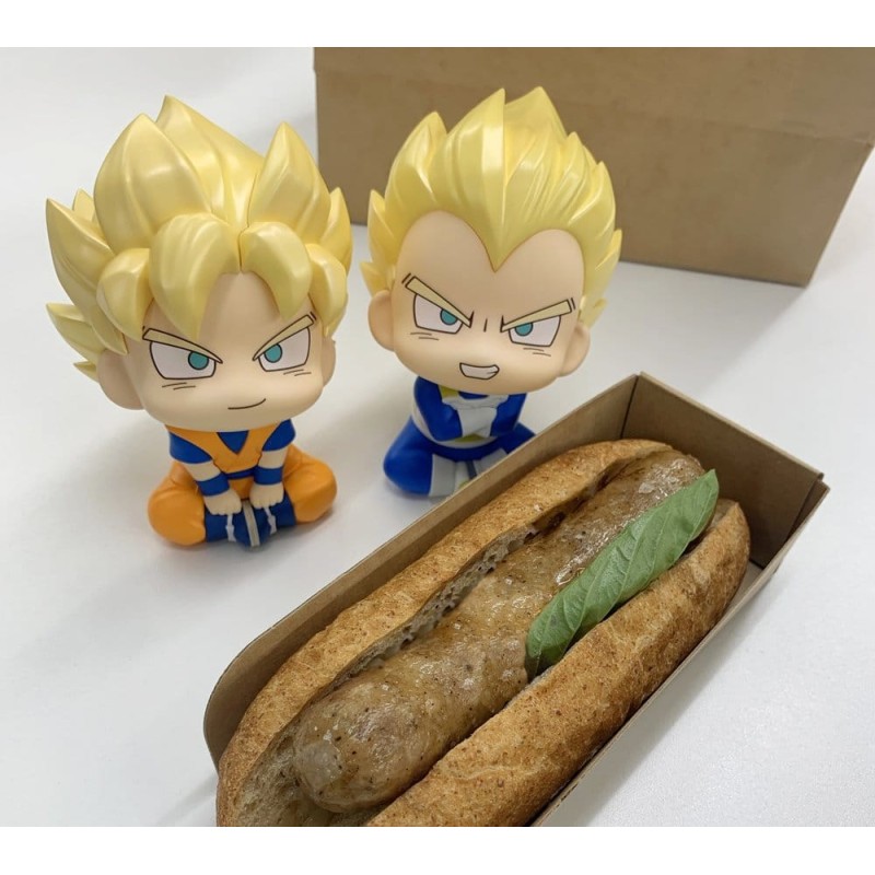 Dragon Ball DAIMA pack 2 figurines PVC Look Up Super Saiyan Son Goku (mini) & Super Saiyan Vegeta (mini) 11 cm (with gift)