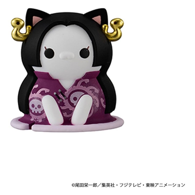 One Piece Blind Box présentoir figurines mini Mega Cat Project Nyan Piece Nyan! Luffy & the Seven Warlords of the Sea 3 cm (8...
