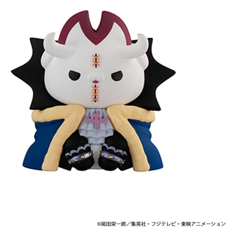One Piece Blind Box présentoir figurines mini Mega Cat Project Nyan Piece Nyan! Luffy & the Seven Warlords of the Sea 3 cm (8...