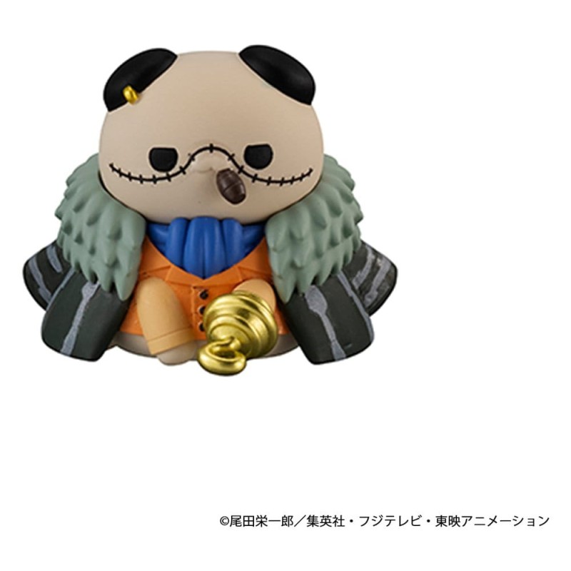 One Piece Blind Box présentoir figurines mini Mega Cat Project Nyan Piece Nyan! Luffy & the Seven Warlords of the Sea 3 cm (8...