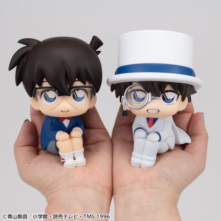 Detective Conan pack 2 figurines PVC Look Up Conan Edogawa & Kid the Phantom Thief 11 cm (with gift)