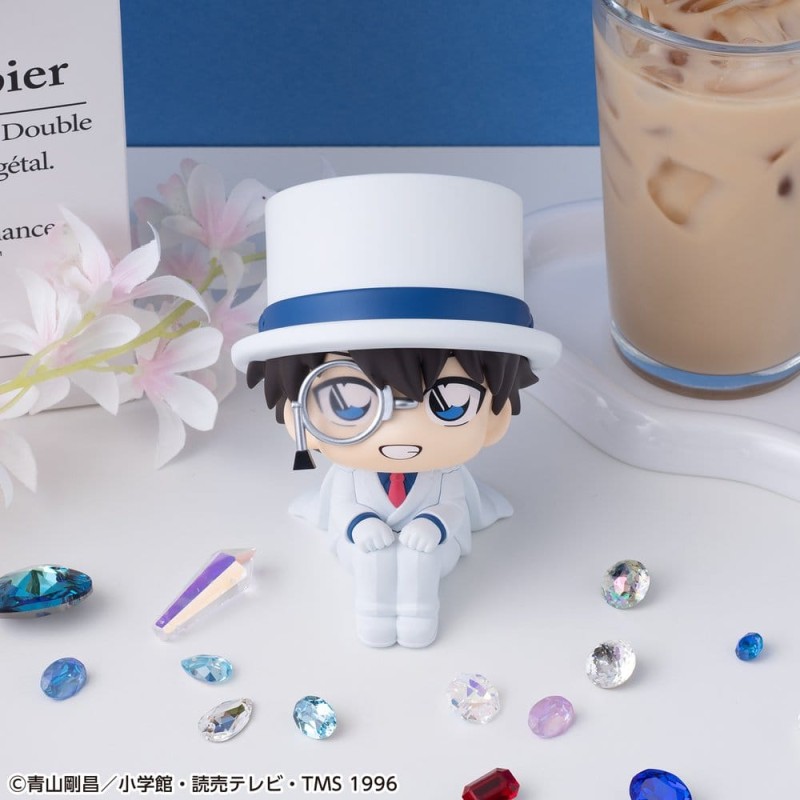 Detective Conan pack 2 figurines PVC Look Up Conan Edogawa & Kid the Phantom Thief 11 cm (with gift)