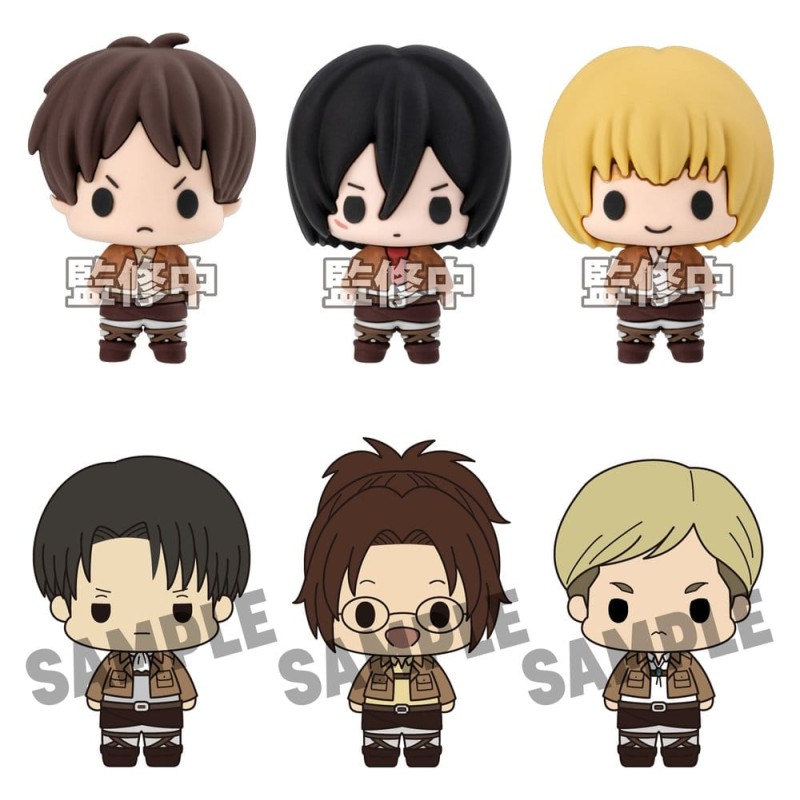 Attack on Titan Blind Box présentoir figurines mini Chokorin Collection 5 cm (6)