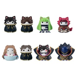 Code Geass: Lelouch of the Rebellion Blind Box assortiment figurines mini Mega Cat Project Code Genyass 3 cm (8)