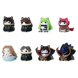Code Geass: Lelouch of the Rebellion Blind Box assortiment figurines mini Mega Cat Project Code Genyass 3 cm (8)