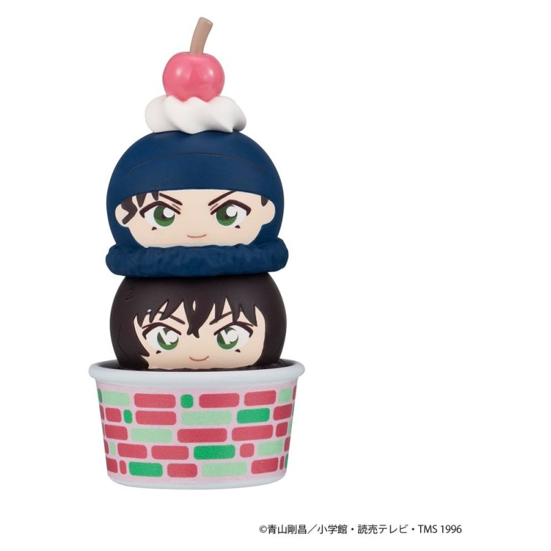 Detective Conan Tsumichen Stack up &amp; Change Mini Figures 8 cm Blind Box Assortment (6) (with gift)