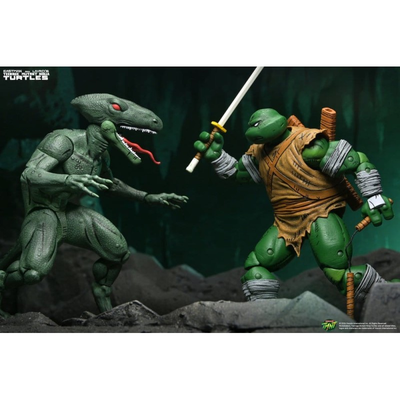 Teenage Mutant Ninja Turtles (Mirage Comics) pack 2 figurines Daimyo Orkai & Raptor 18 cm