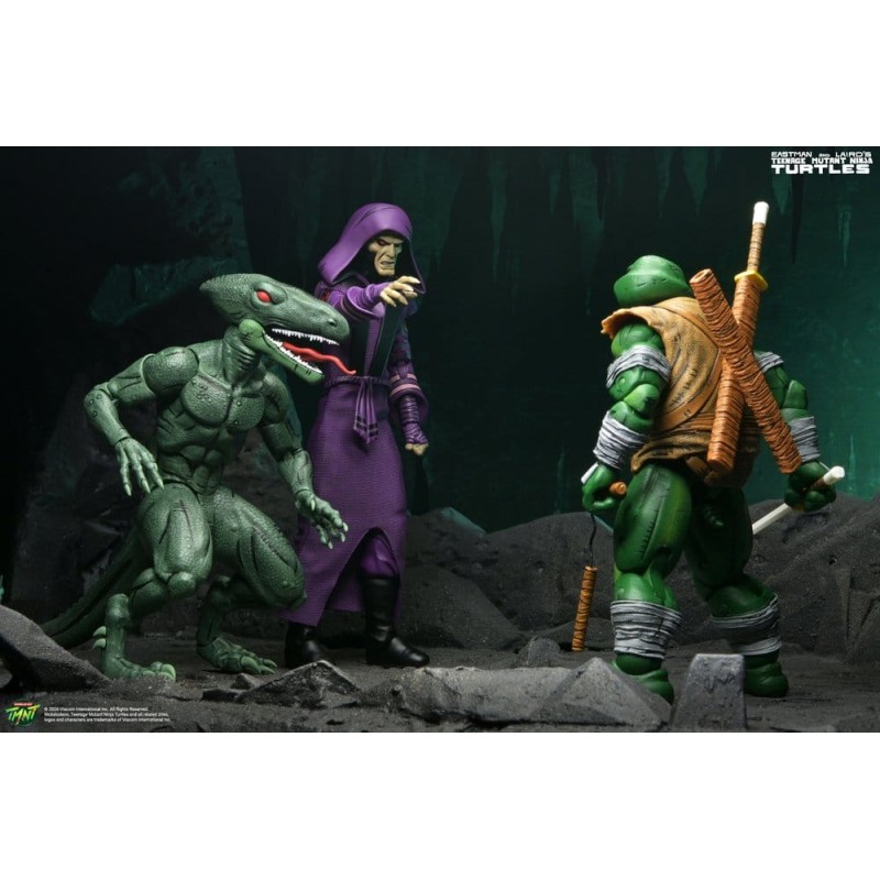 Teenage Mutant Ninja Turtles (Mirage Comics) pack 2 figurines Daimyo Orkai & Raptor 18 cm