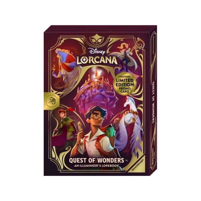 Disney Lorcana TCG Quest of Wonders - An Illumineer's Lorebook *English Version*