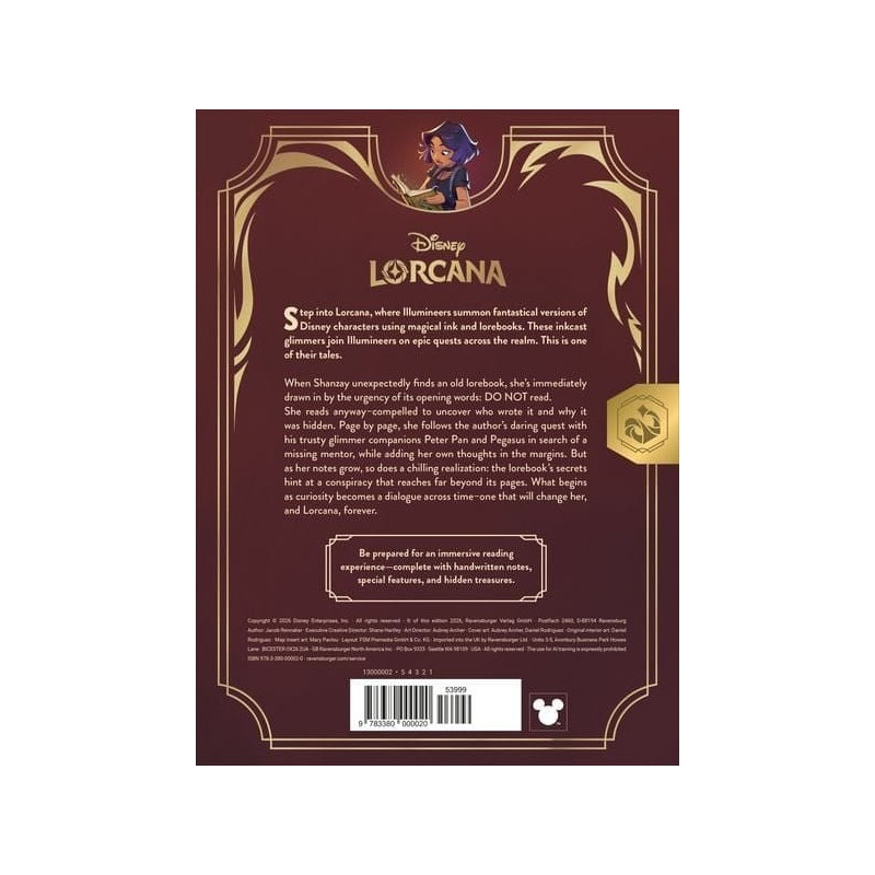 Disney Lorcana TCG Quest of Wonders - An Illumineer's Lorebook *English Version*