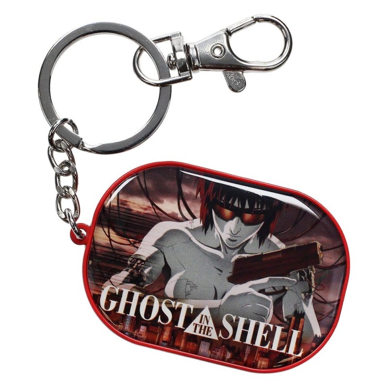 Ghost in the Shell Porte-clés en Métal Motoko Armée 14 cm