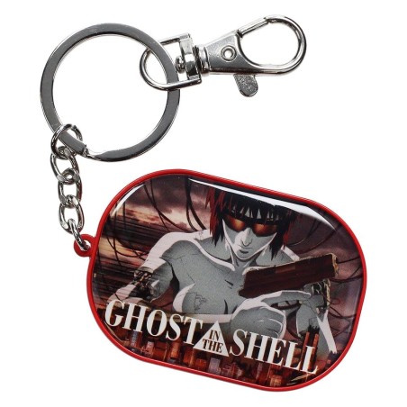 Ghost in the Shell Porte-clés en Métal Motoko Armée 14 cm
