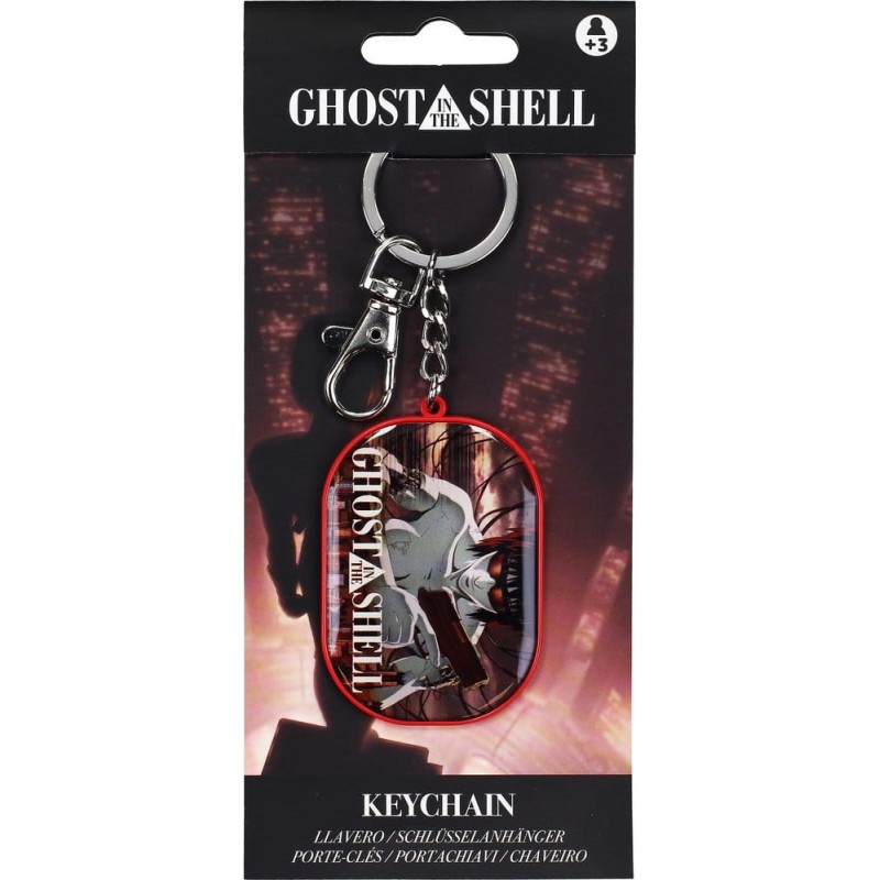 Ghost in the Shell Metal Keychain Armed Motoko 14 cm