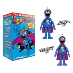 1, rue Sésame ReAction figurine Super Grover (W/Chase)