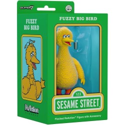 1, rue Sésame ReAction figurine Big Bird (Flocked)